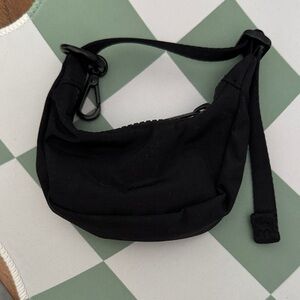 Mini Baggu Crescent Bag Charm EUC Black